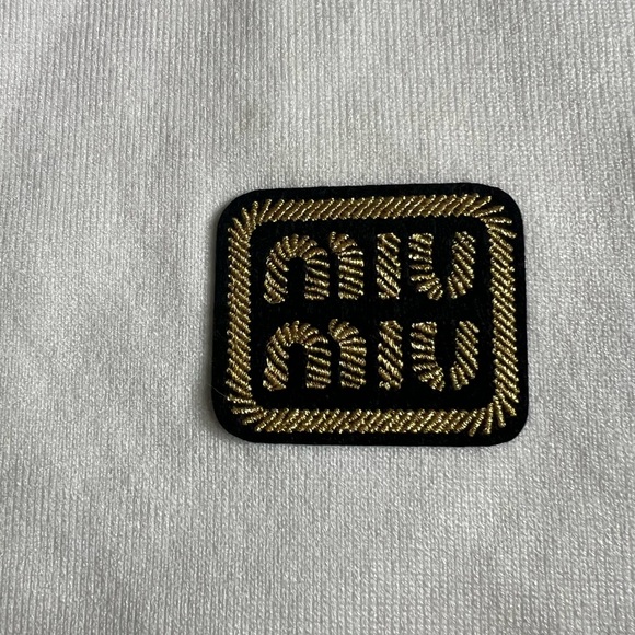 Miu Miu White Short Sleeve Tee - Picture 3 of 8